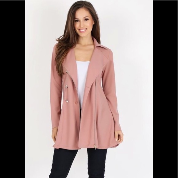 🥰 Button Trim Jacket - Picture 1 of 3